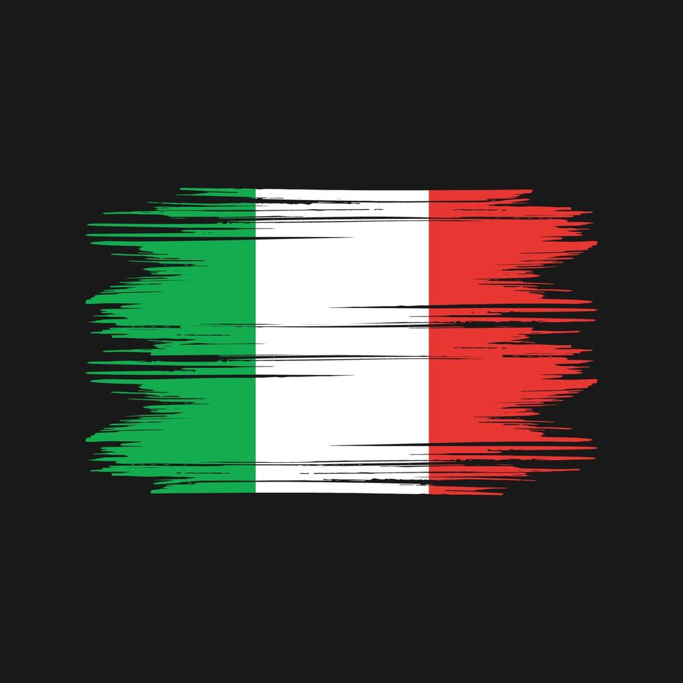 Italien flagga design fri vektor