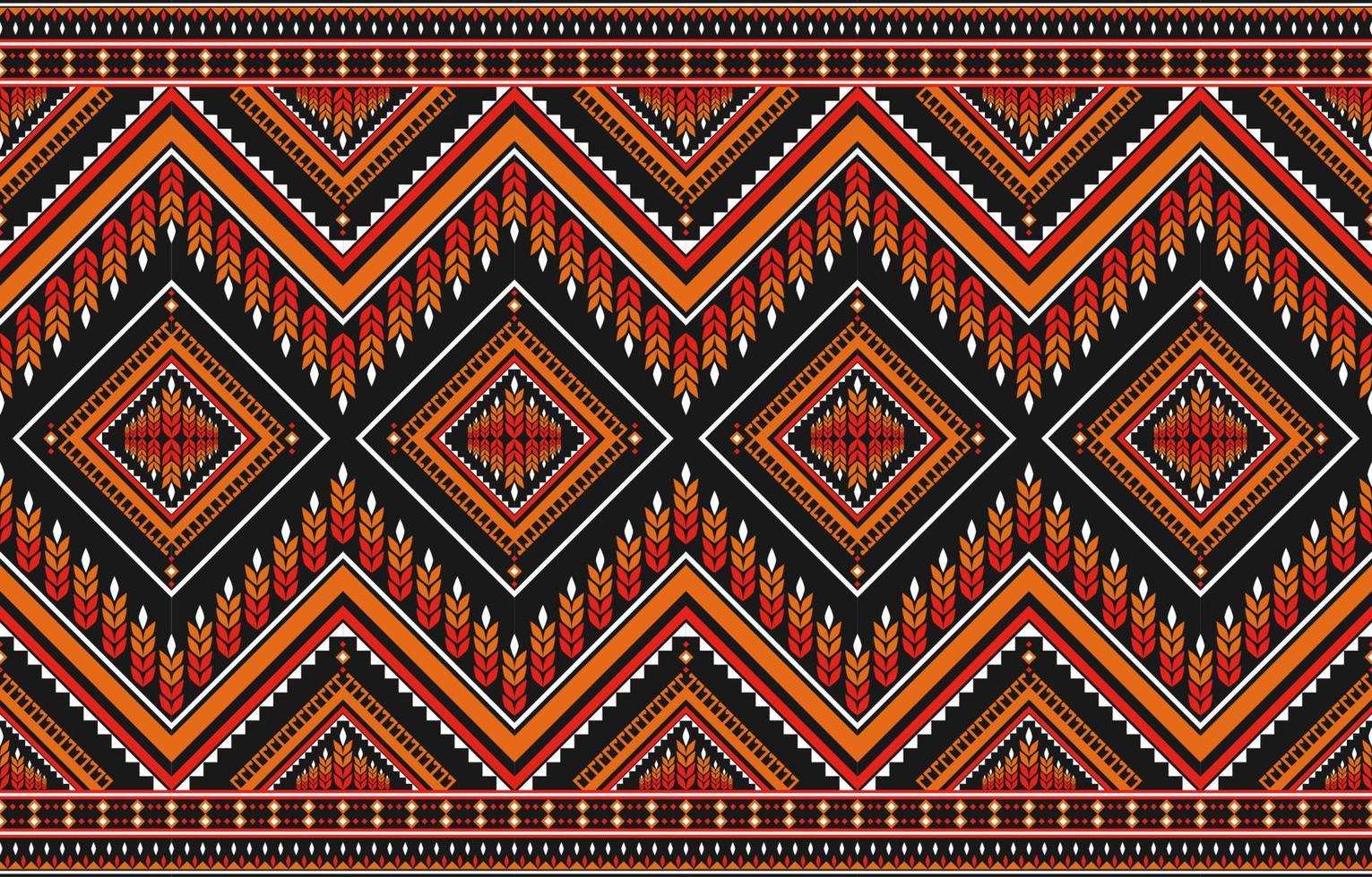matta etnisk aztec konst. geometrisk sömlös mönster i stam. tyg mexikansk stil. vektor