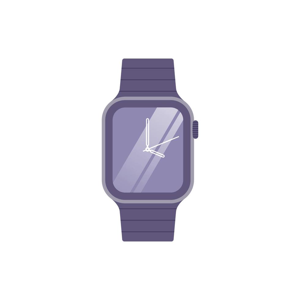 smartwatch platt illustration. ren ikon designelement på isolerade vit bakgrund vektor