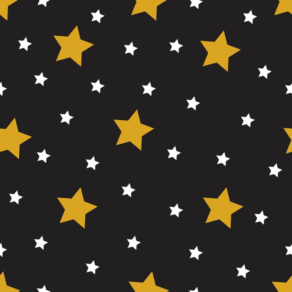 nahtloses Muster mit Sternen. Vektor-Illustration. vektor