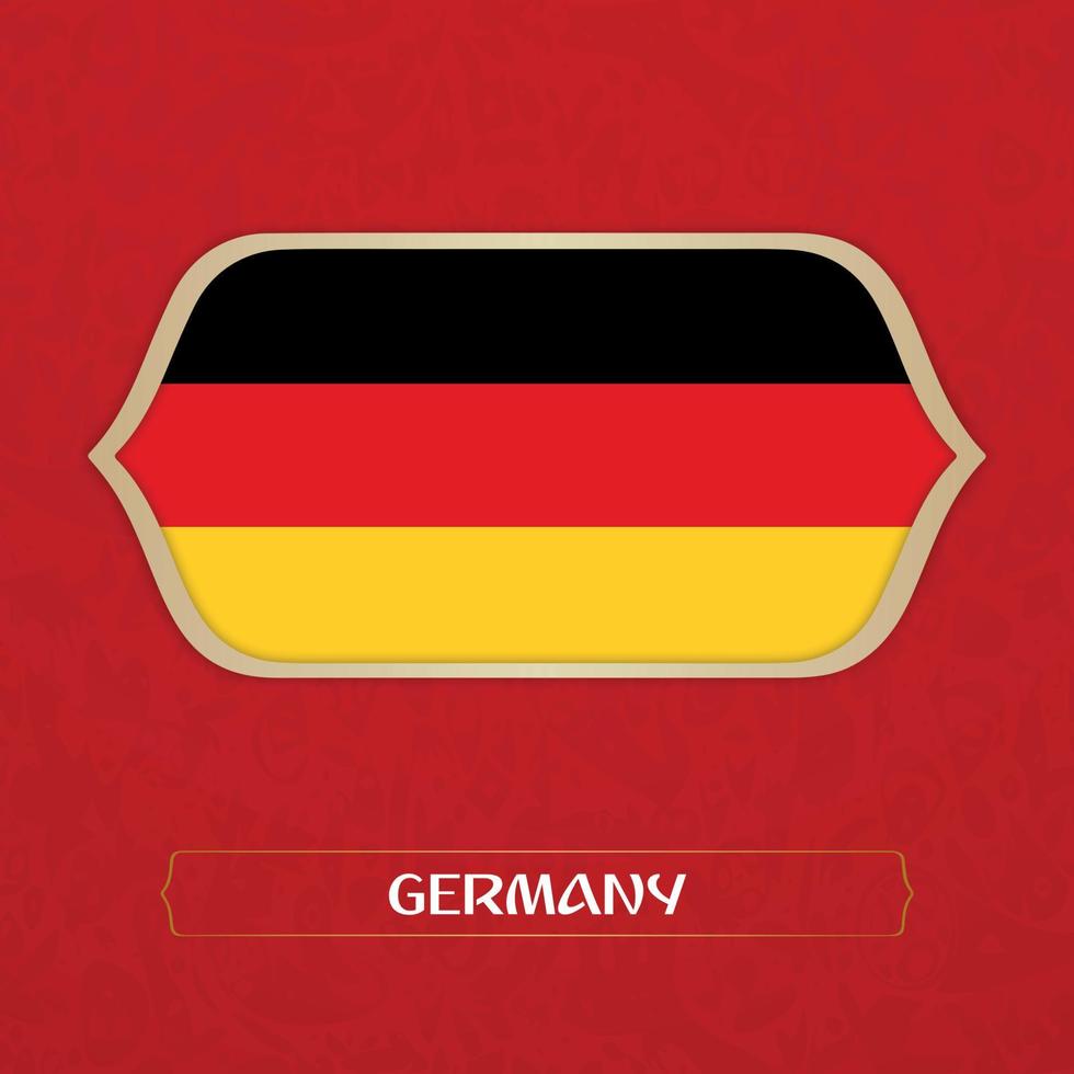 Flagge von Deutschland vektor