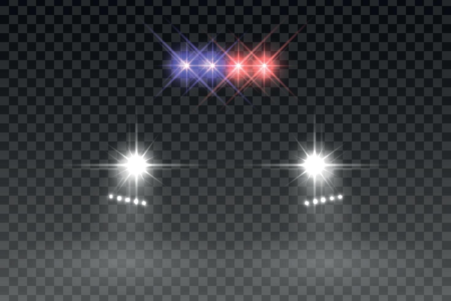 Autolicht-Blitzeffekt vektor