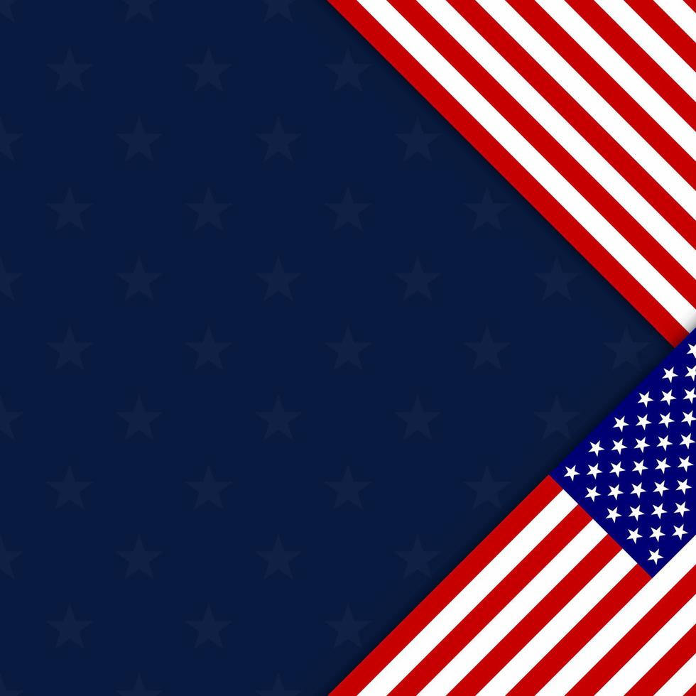 Hintergrund der amerikanischen Flagge für jede Veranstaltung vektor