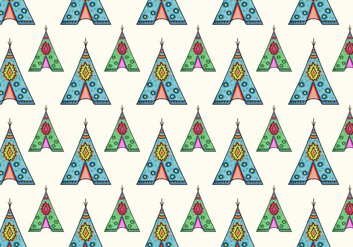 Free Vector Tipi Muster