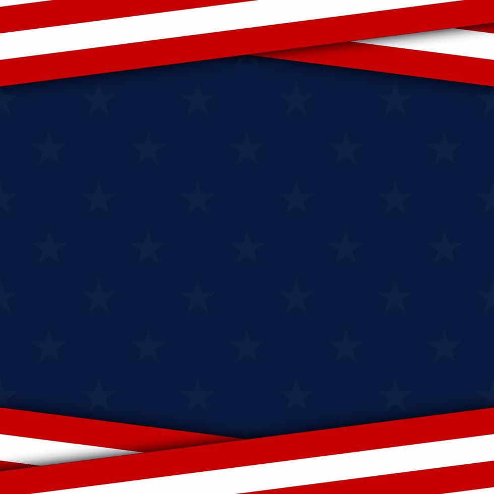 Hintergrund der amerikanischen Flagge für jede Veranstaltung vektor