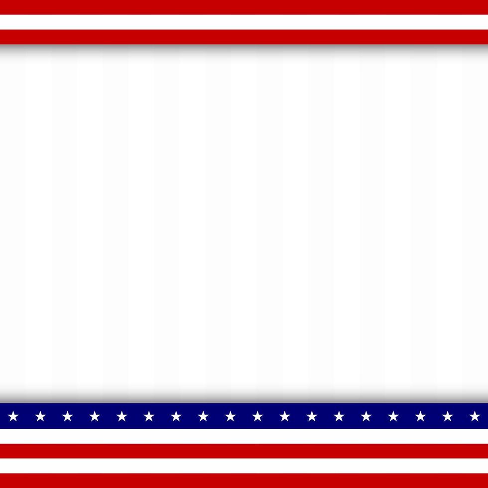 Hintergrund der amerikanischen Flagge für jede Veranstaltung vektor