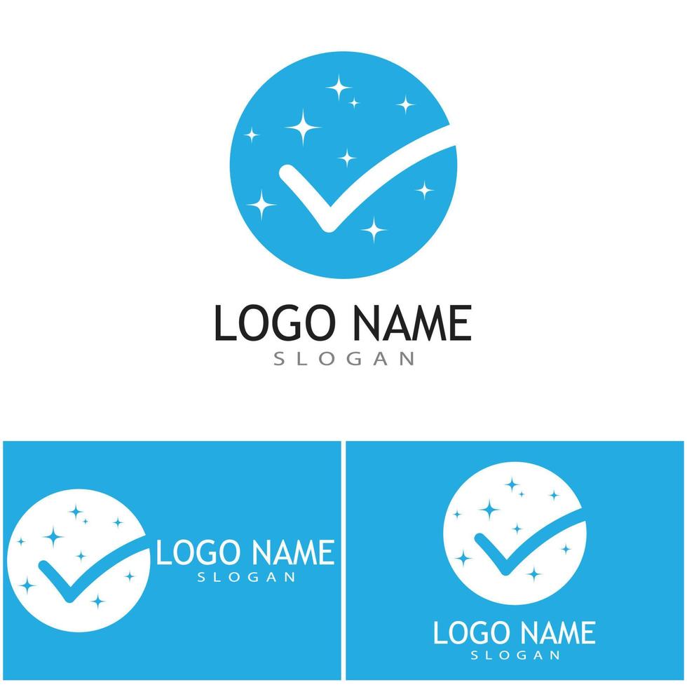 rengöring ren service logotyp ikon vektor mall