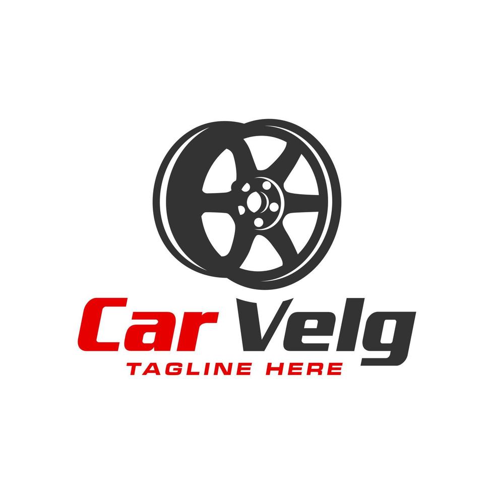 Logo-Design für den Verkauf von Autorädern vektor