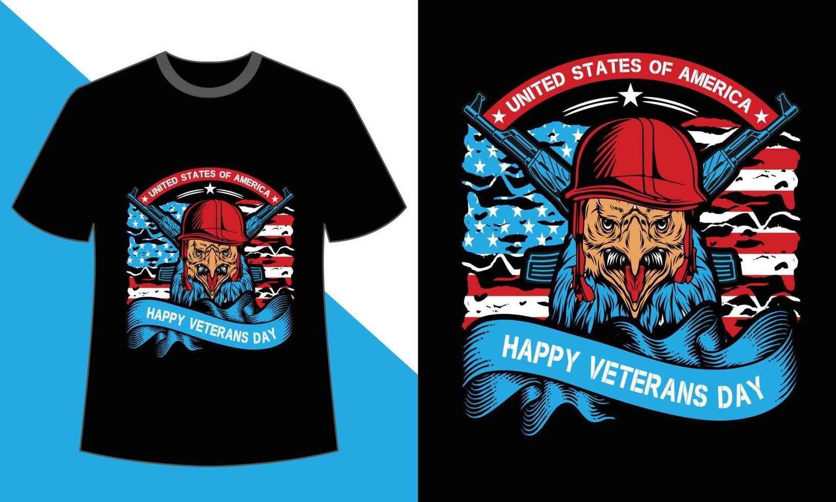 Veteranen-Tagest-shirt vektor