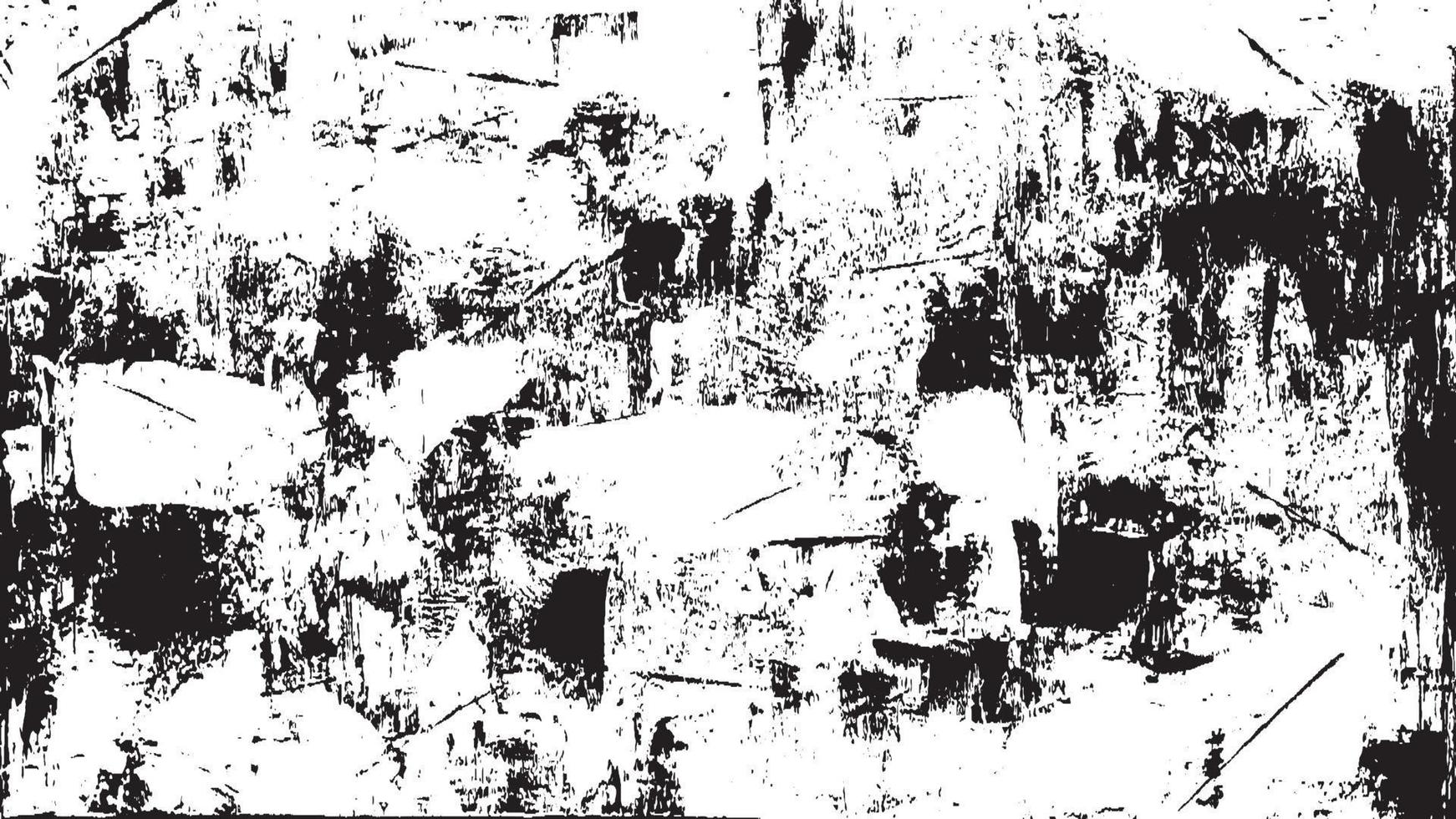 Grunge-Textur-Effekt. Distressed Overlay grob strukturiert. abstraktes Vintage-Monochrom. schwarz isoliert auf weißem Hintergrund. grafikdesignelement halbtonstilkonzept für banner, flyer, poster usw vektor