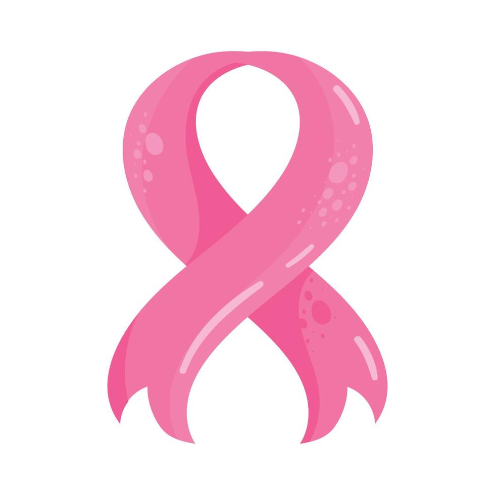 rosa Band des Brustkrebses vektor