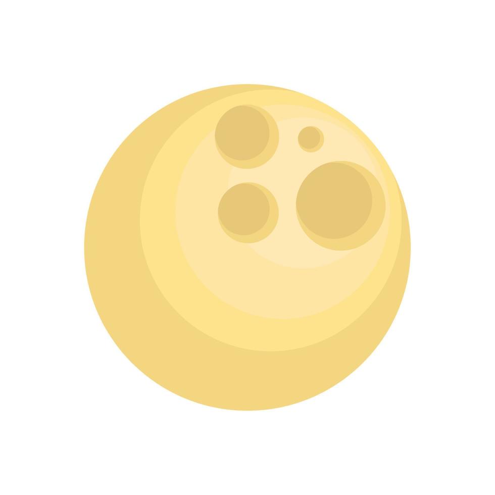 gul fullmåne vektor