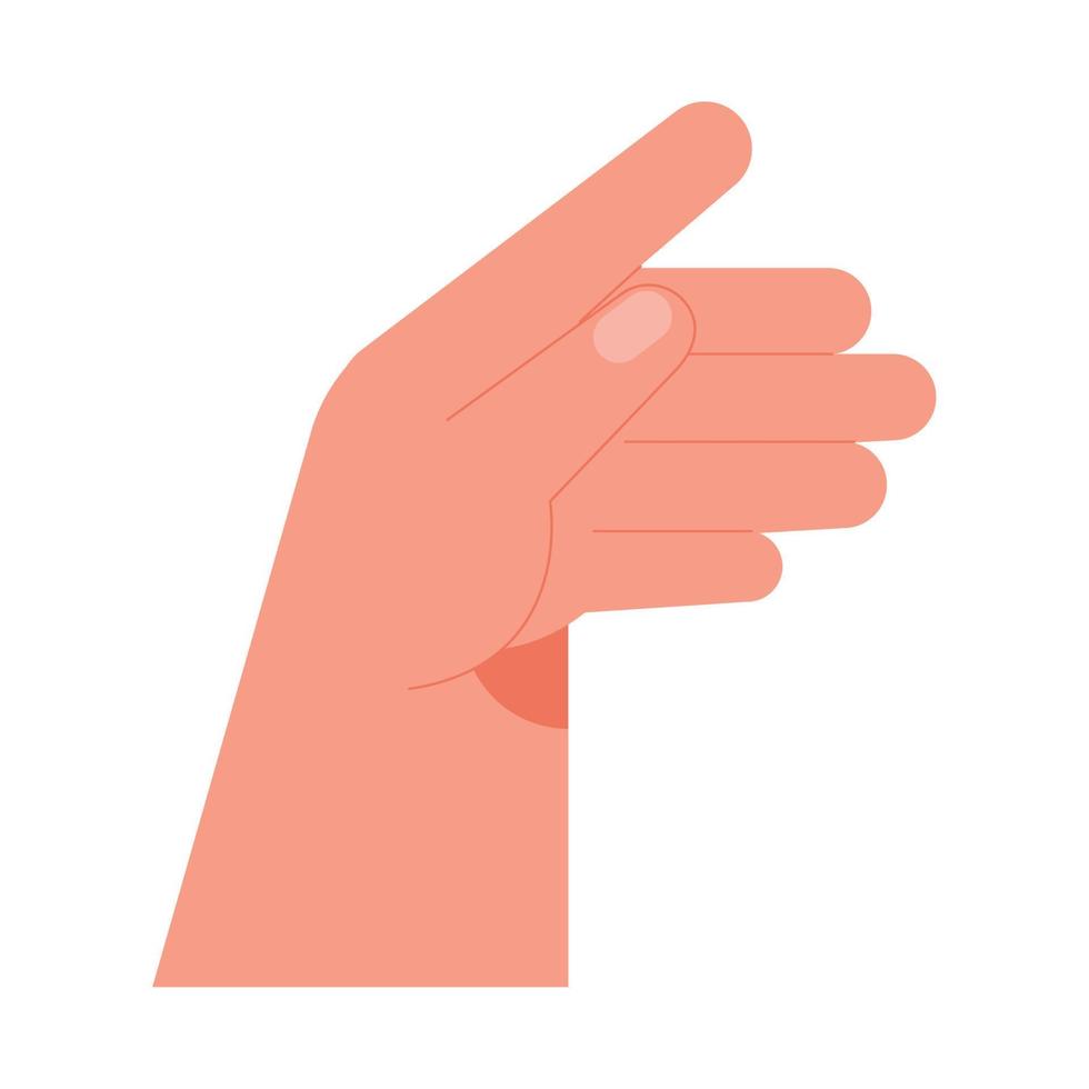 Hand menschliche Geste vektor
