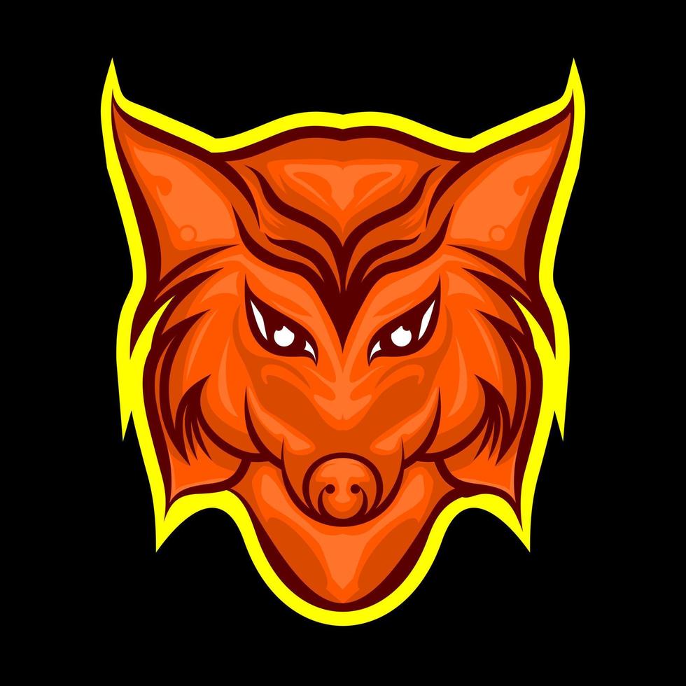 Fox esport-Logo vektor