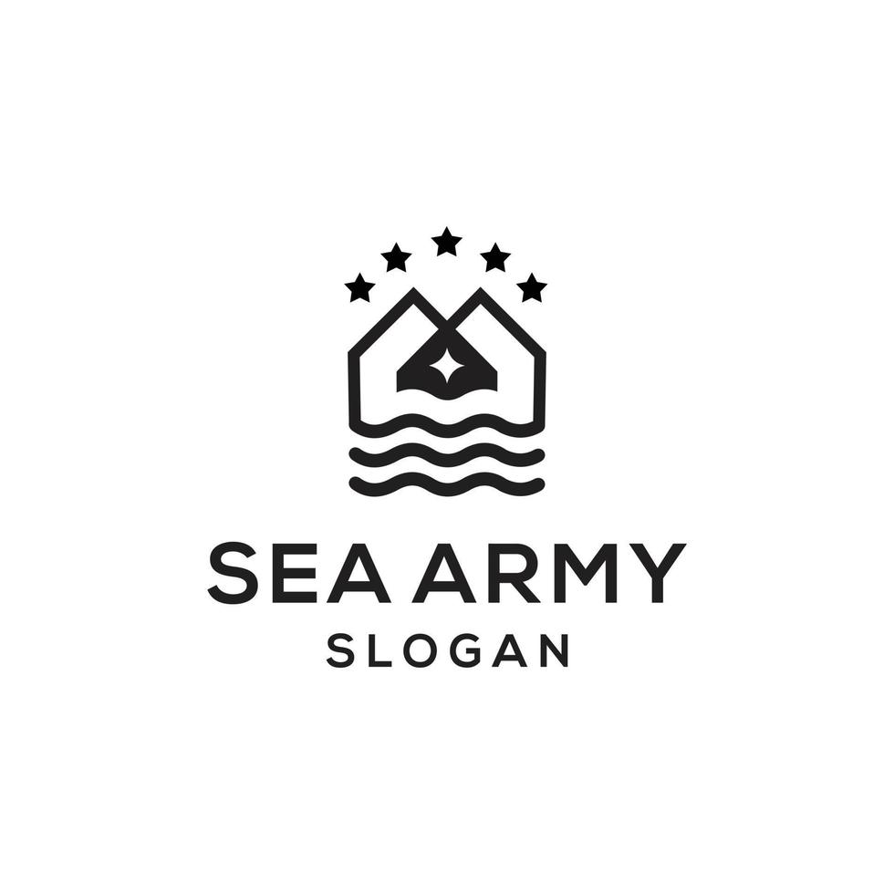Logo für Armeeunternehmen vektor