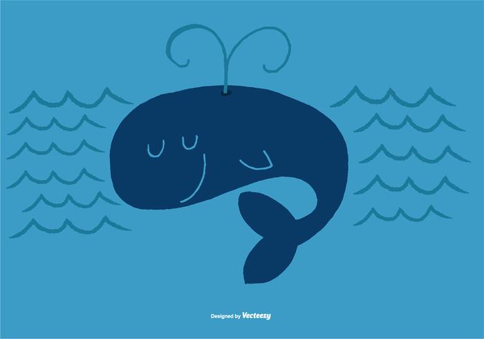 Whale vector character