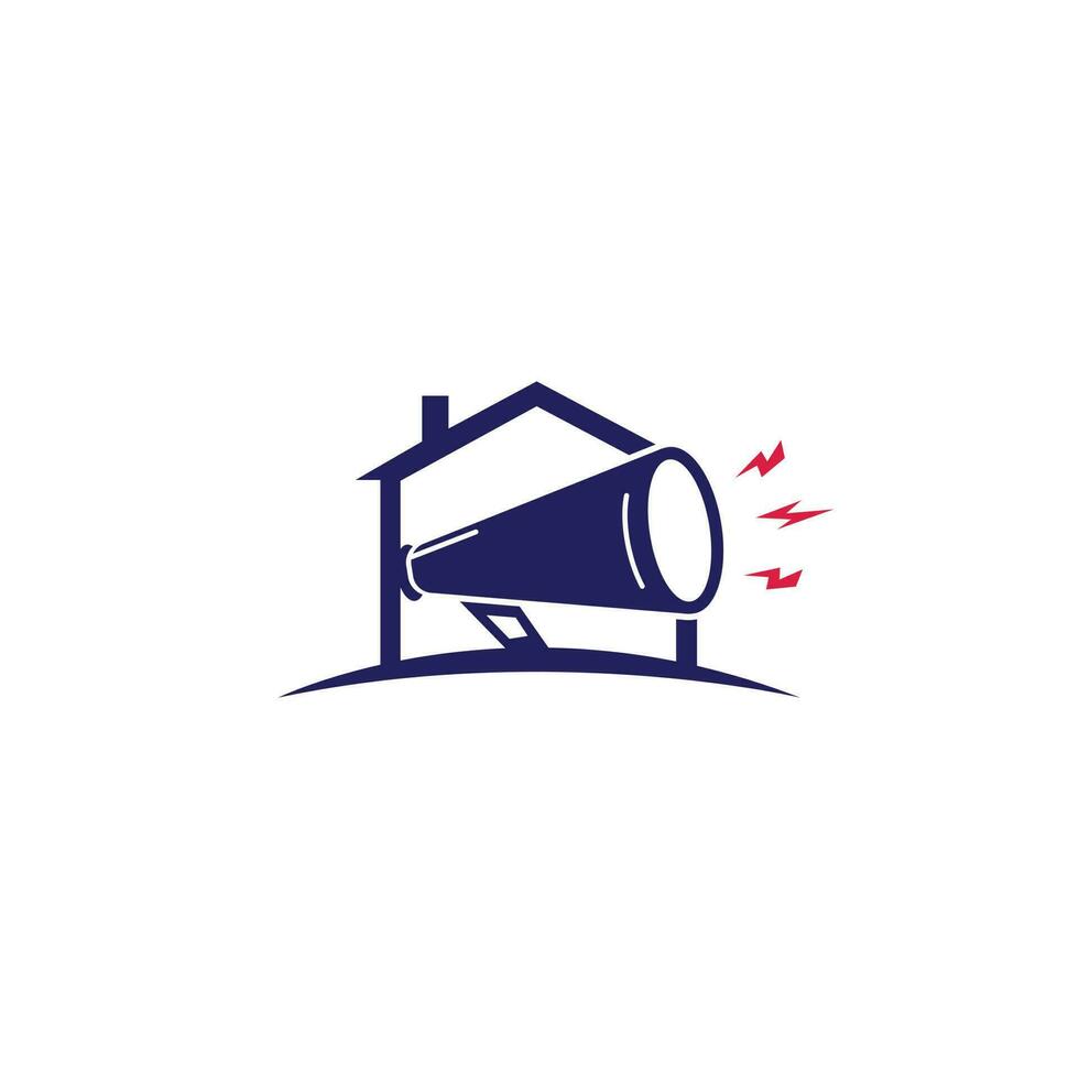 Home-Marketing-Werbung modernes Logo für Erfolgsgeschäft. vektor