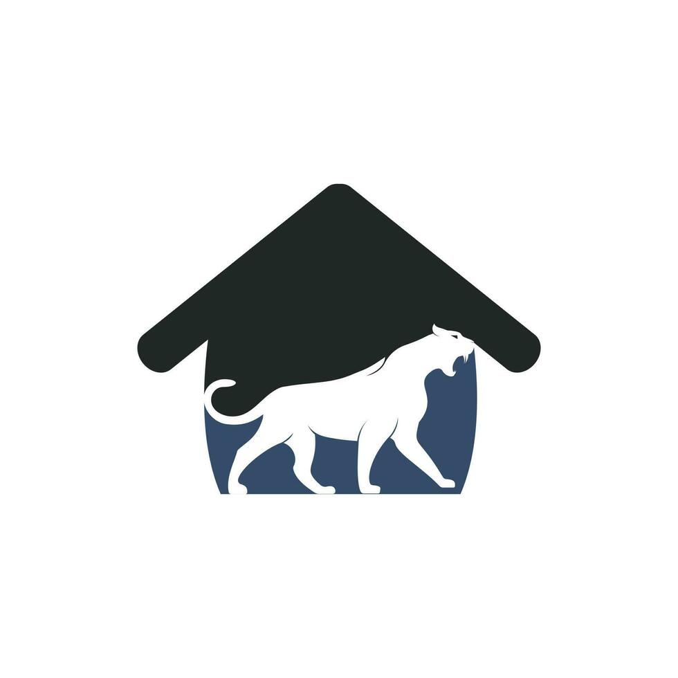 panter katt vild djur- vektor logotyp design. gepard logotyp design begrepp.