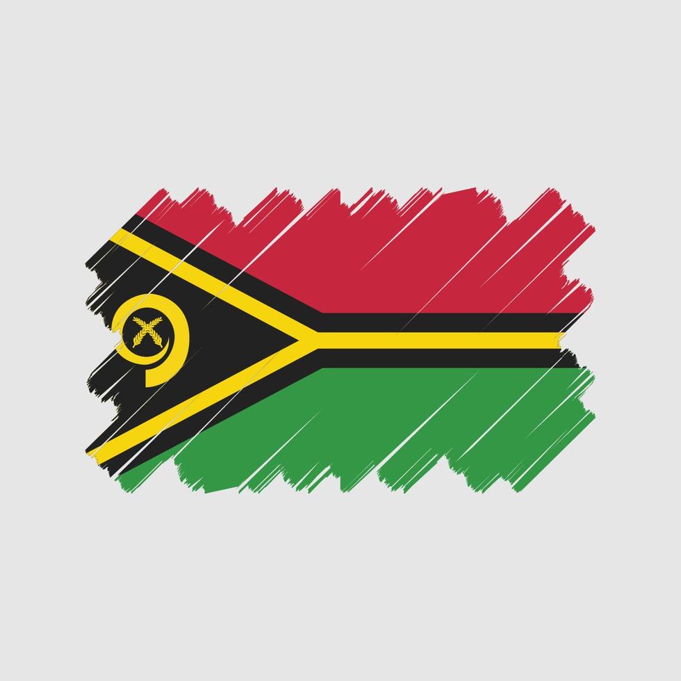 vanuatu flagga vektor design. National flagga