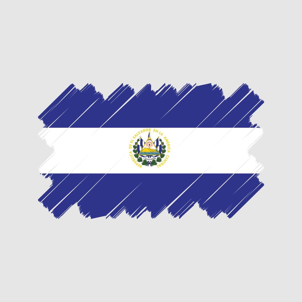 el salvador flagga vektor design. National flagga