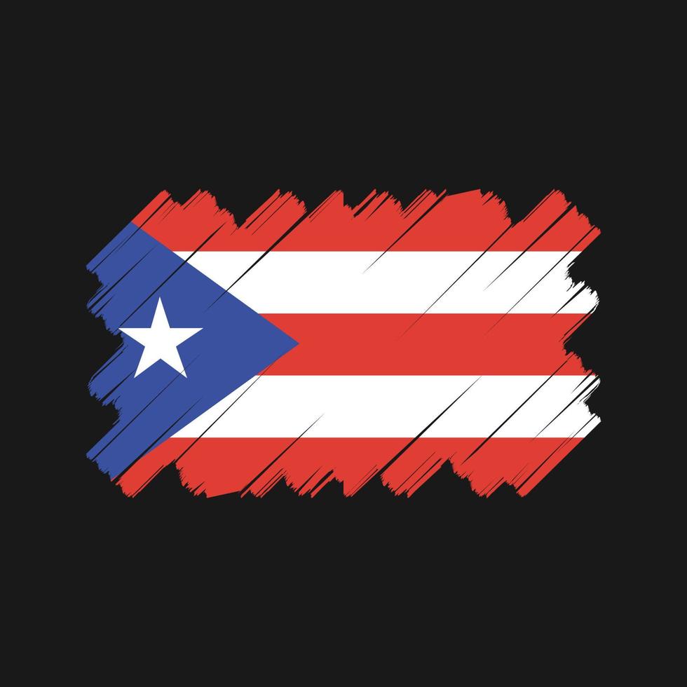 puerto rico flagga vektor design. National flagga