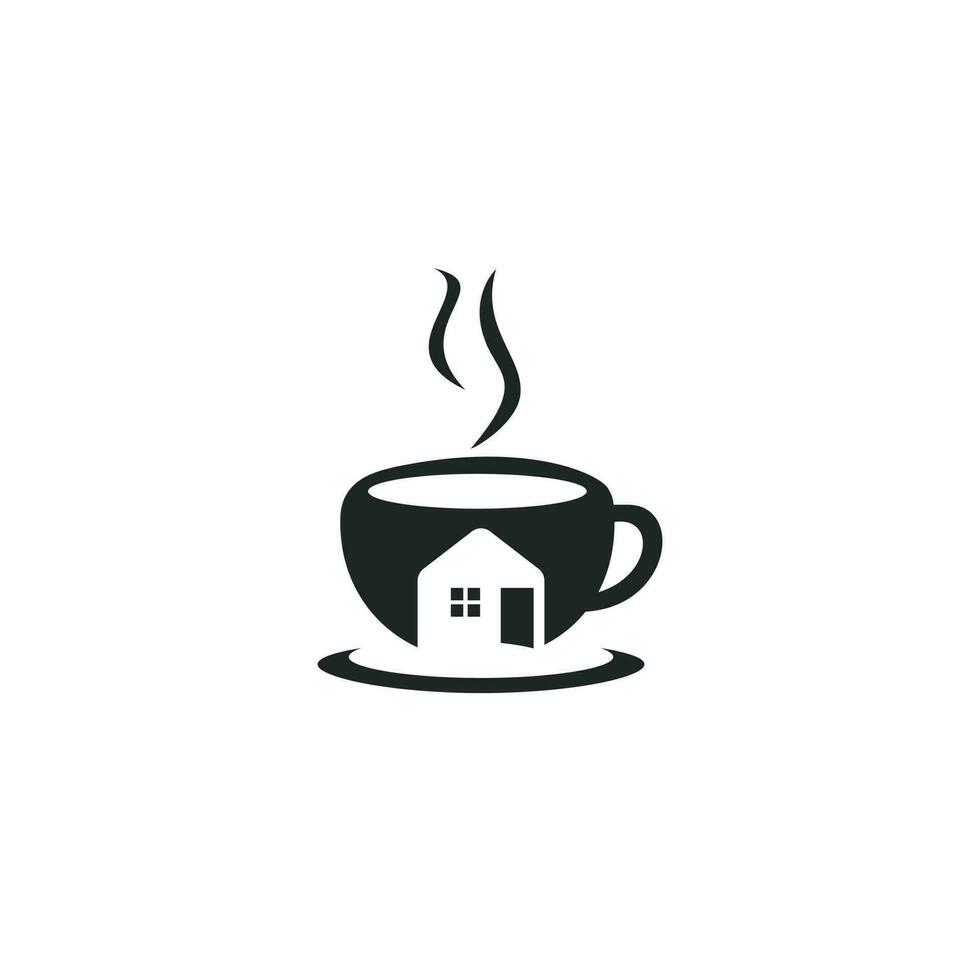 Café-Vektor-Logo-Design. vektor