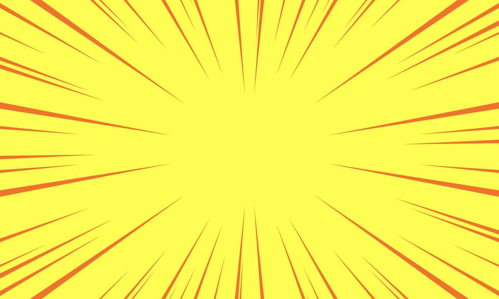 komisk pop- konst pop- konst stjärna brista gul bakgrund. vektor illustration