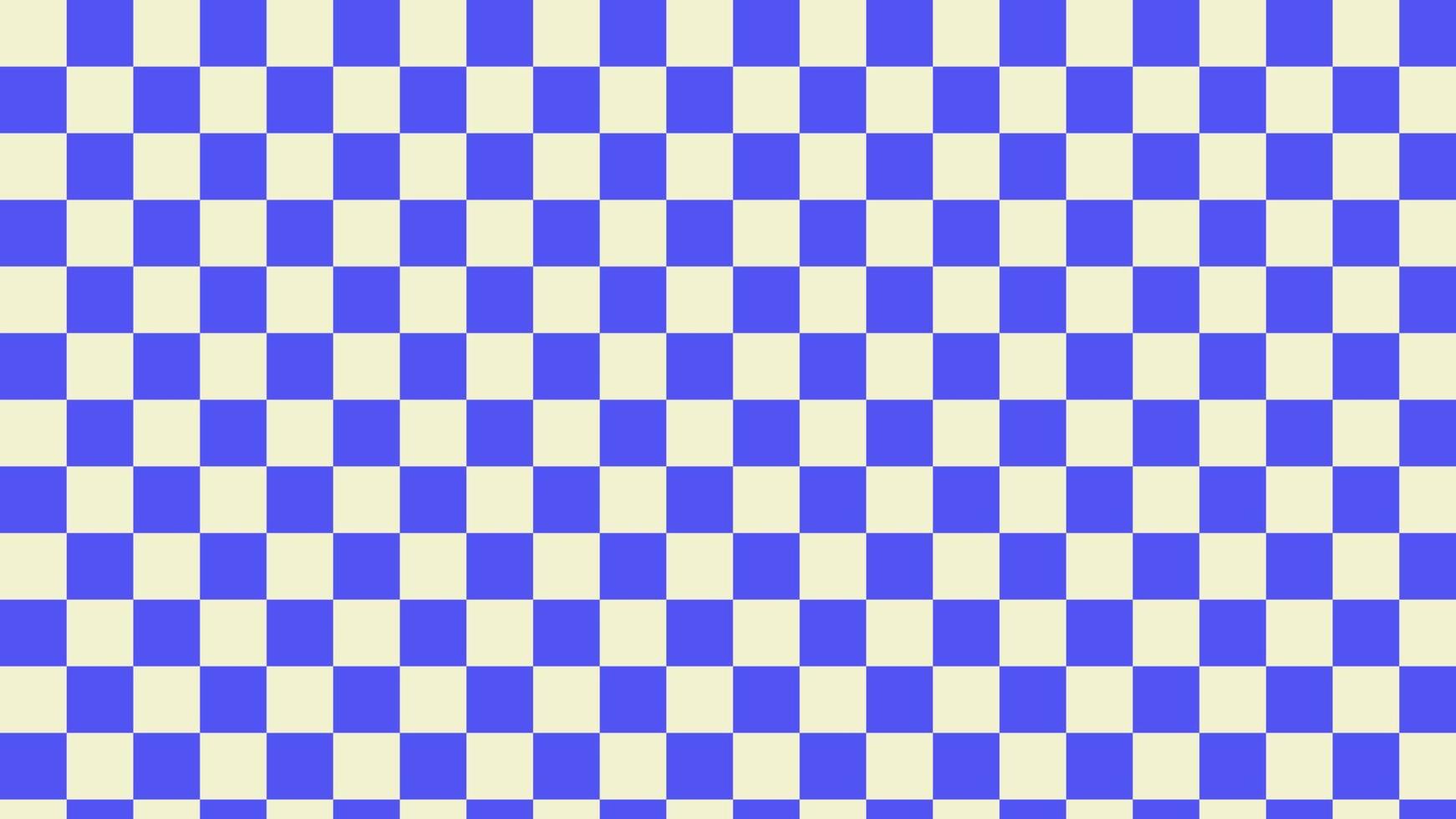 Ästhetisches kleines gelbes und blaues Schachbrett, Gingham, Schachbretttapetenillustration, perfekt für Tapeten, Hintergrund, Postkarte, Hintergrund, Banner vektor