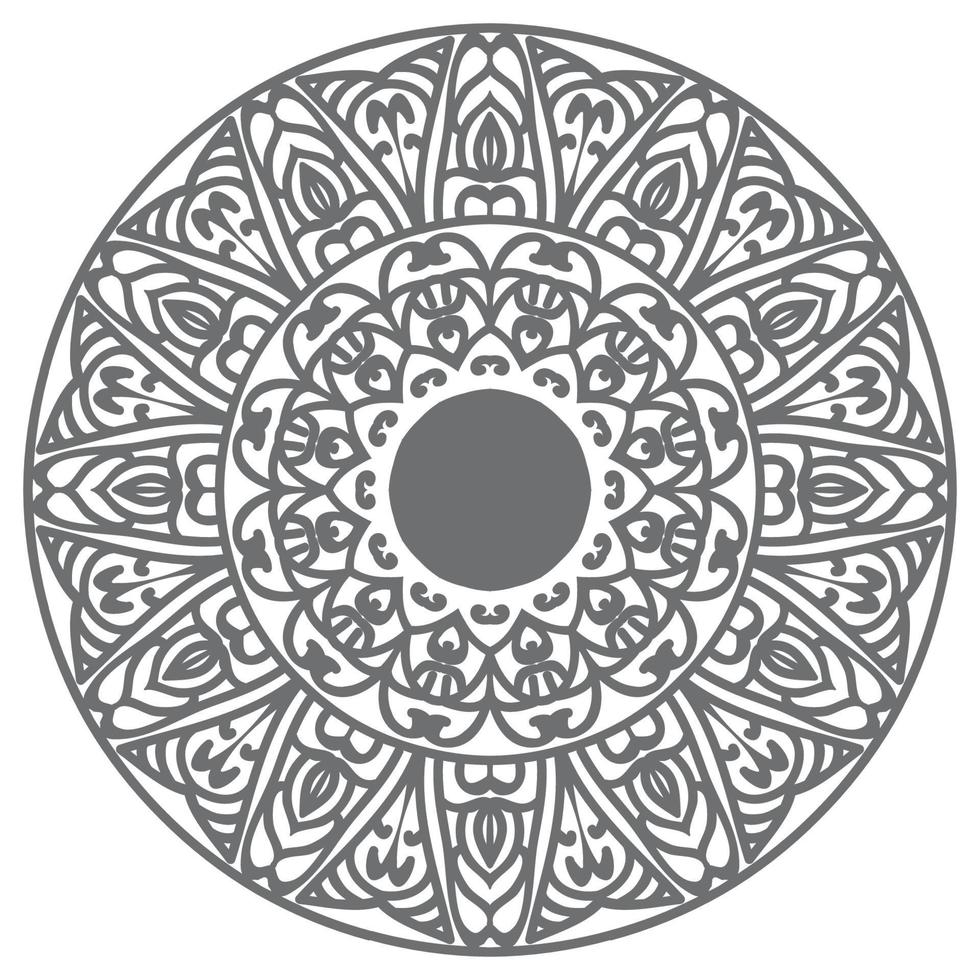 Luxus dekorative Mandala Design Hintergrund vektor