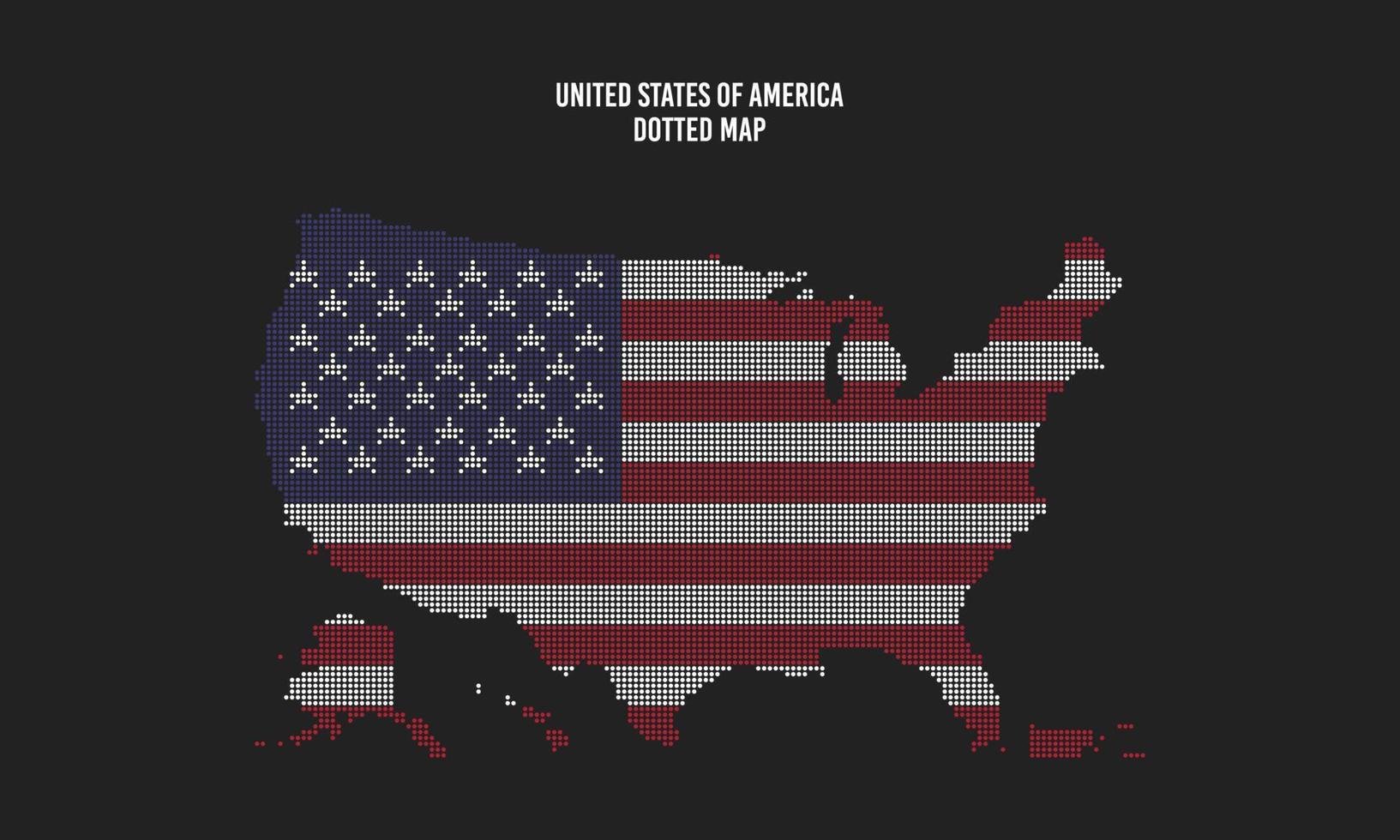 Halbtonfarbene Karten der Vereinigten Staaten von Amerika vektor