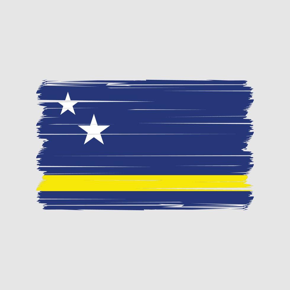 curacao flagga vektor. nationell flagga vektor