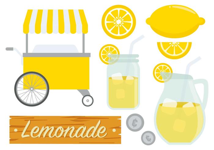 Gratis Lemonade Stand Vector