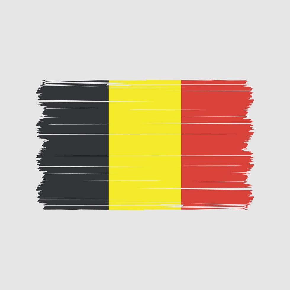 Belgien flagga vektor. National flagga vektor