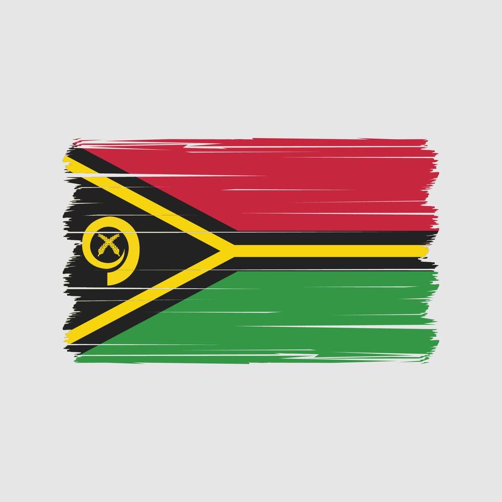 vanuatu flagga vektor. nationell flagga vektor