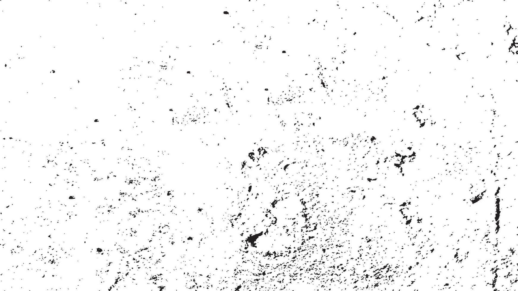 Vektor-Distressed-Dirt-Overlay, Retro-Distressed-Grunge-Textur, Grunge-Hintergrund schwarz und weiß. Textur von Spänen, Rissen, Kratzern, Schrammen, Staub, Schmutz. altes Vintage-Vektormuster. vektor