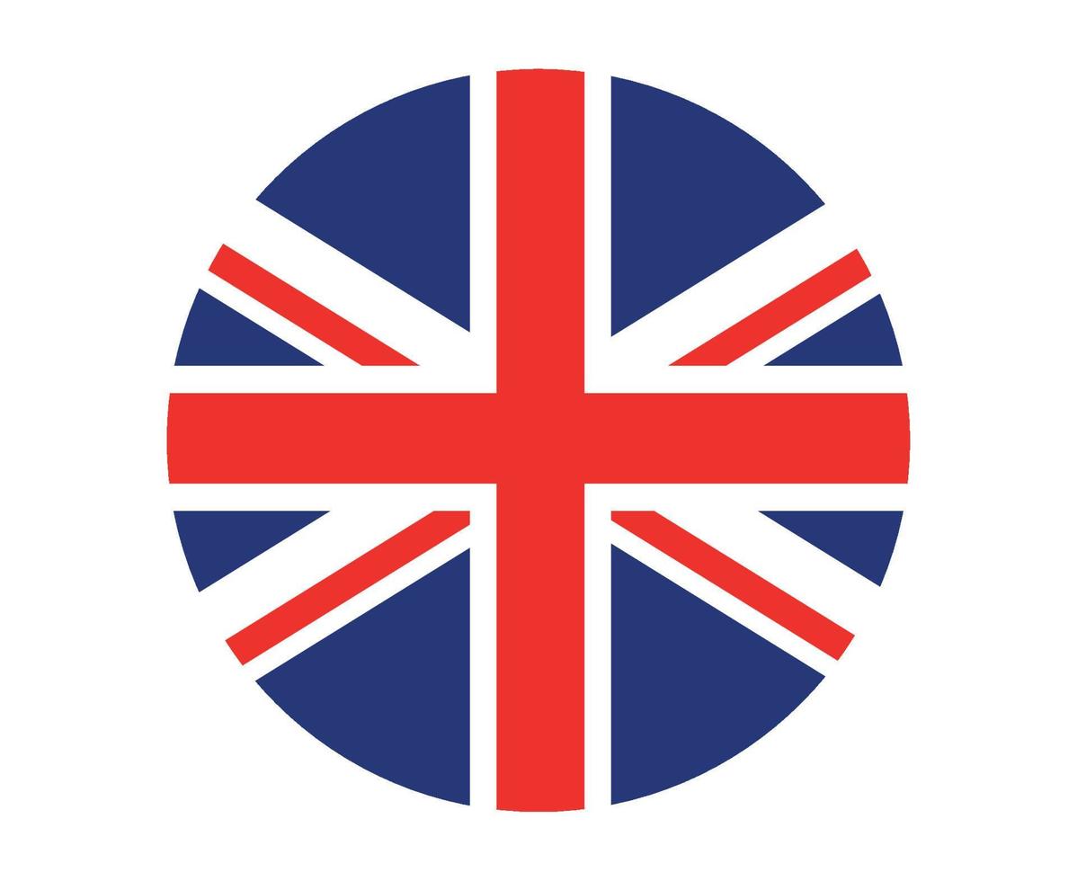 brittiskt förenad rike flagga nationell Europa emblem ikon vektor illustration abstrakt design element