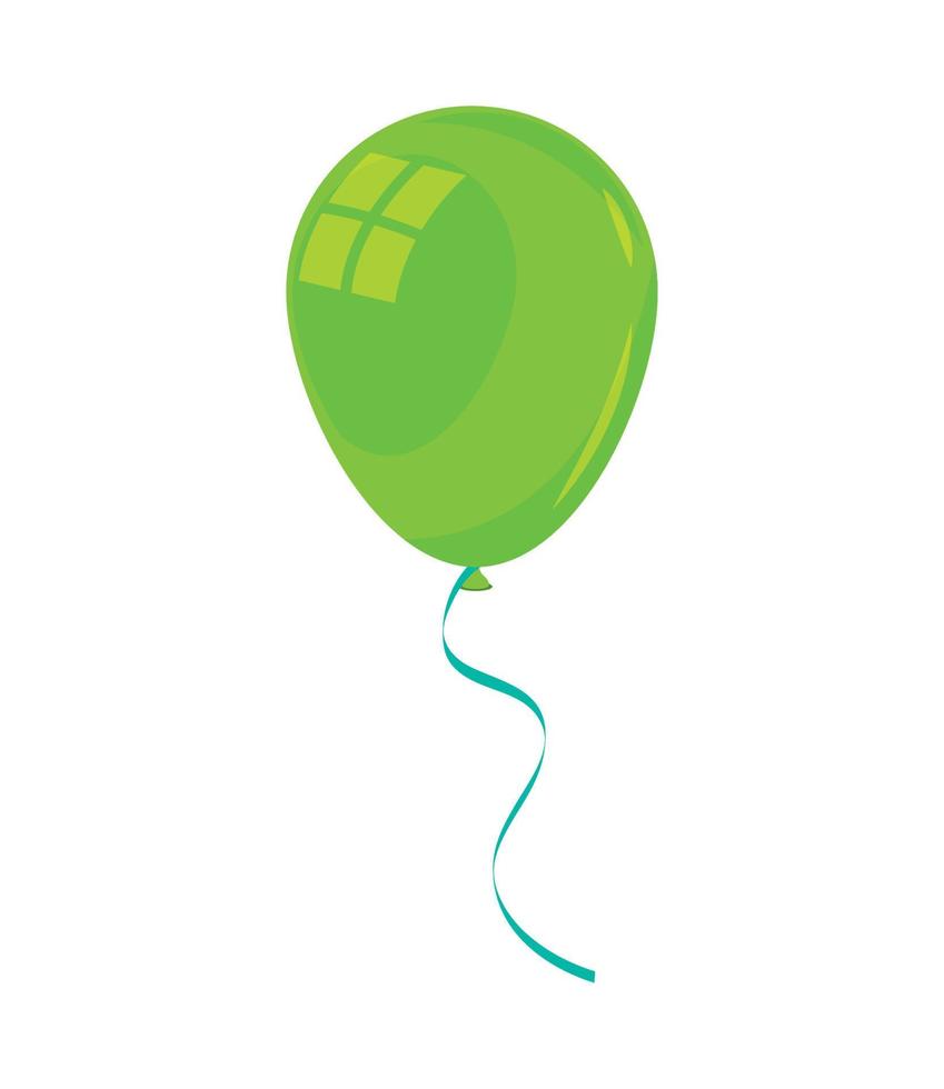 grön ballongikon vektor