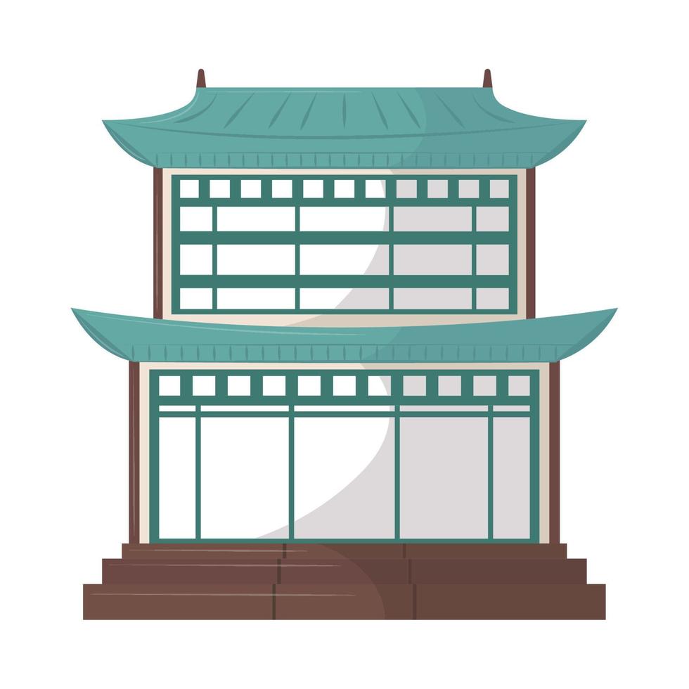 koreanisches traditionelles Haus vektor