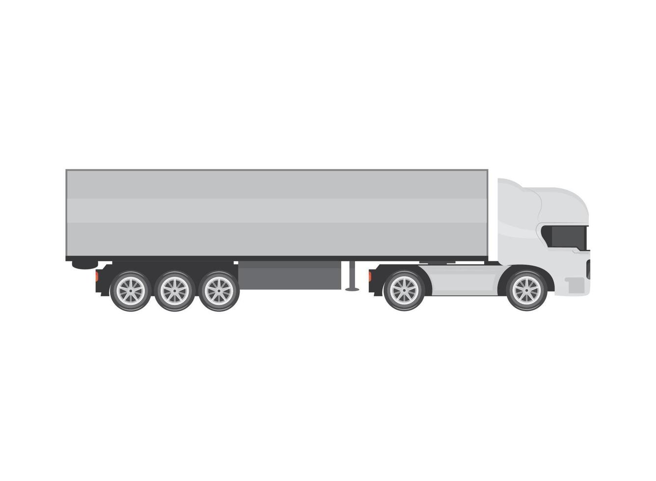 lastbil trailer frakt attrapp vektor