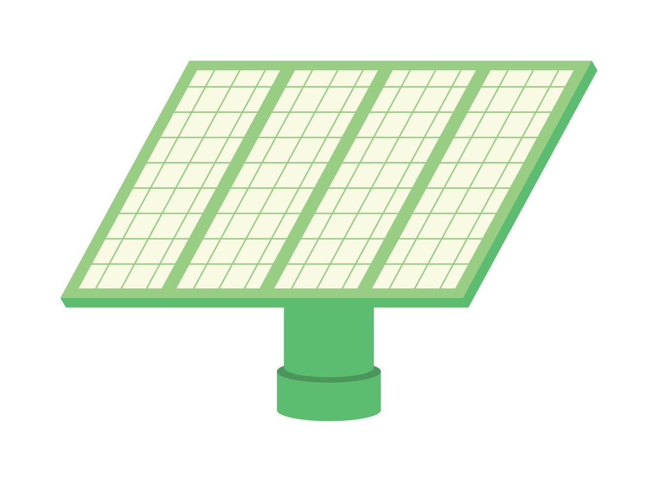 Solarpanel mit grüner Energie vektor