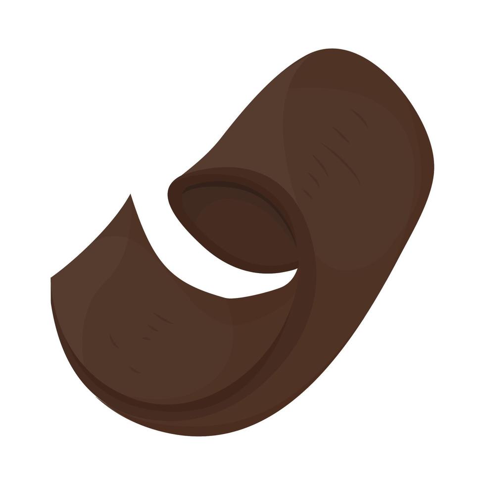 süße Schokoladenikone vektor