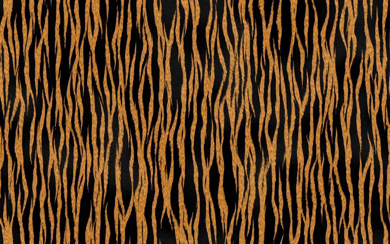 kamouflage tiger sömlös mönster textur gul bakgrund och svart Ränder hårig elegant skriva ut vektor