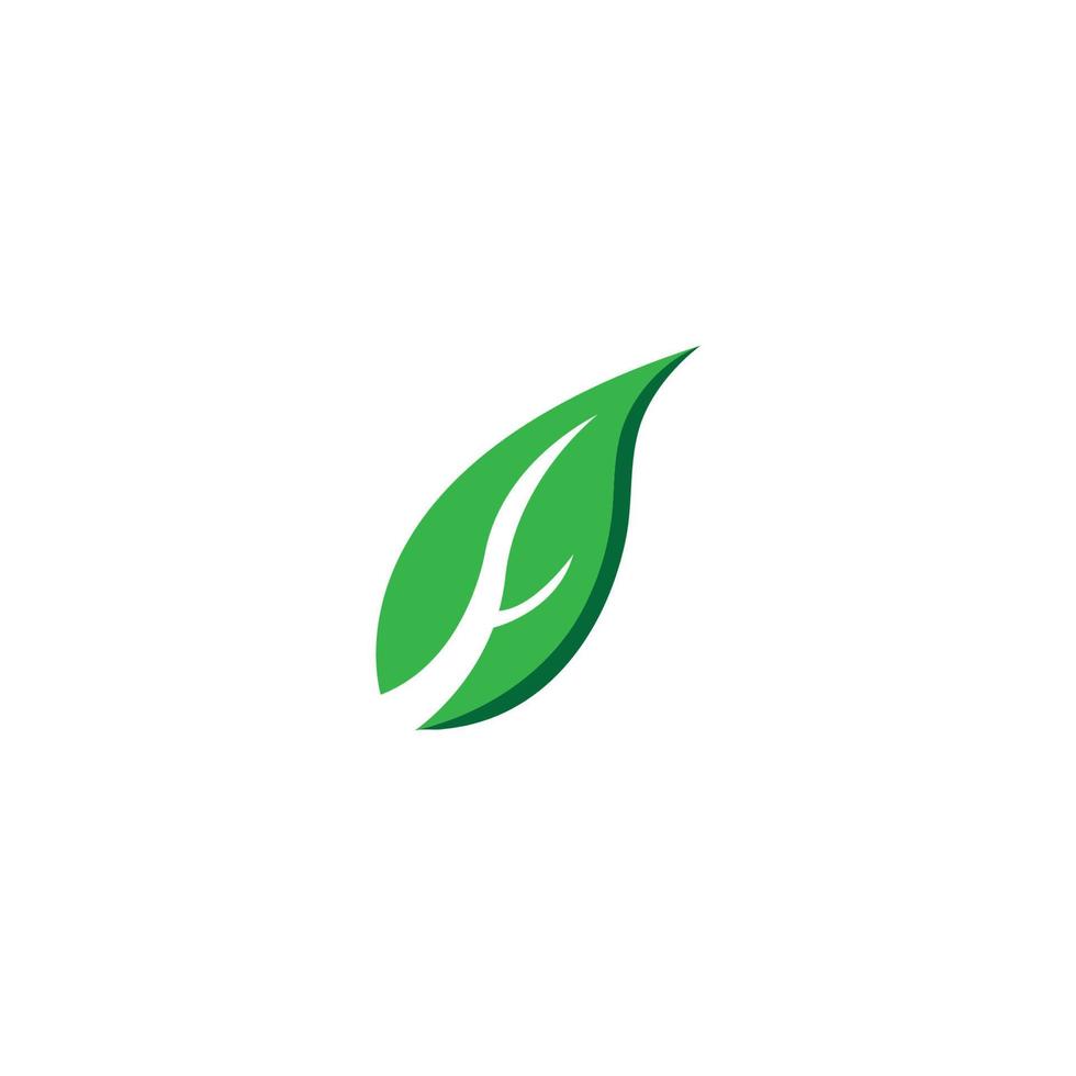 grön blad ekologi natur element vektor
