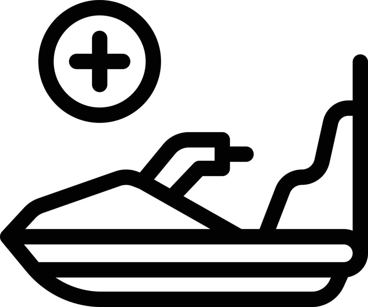 Boot-Vektor-Illustration auf einem Hintergrund. hochwertige Symbole. Vektor-Icons für Konzept und Grafikdesign. vektor