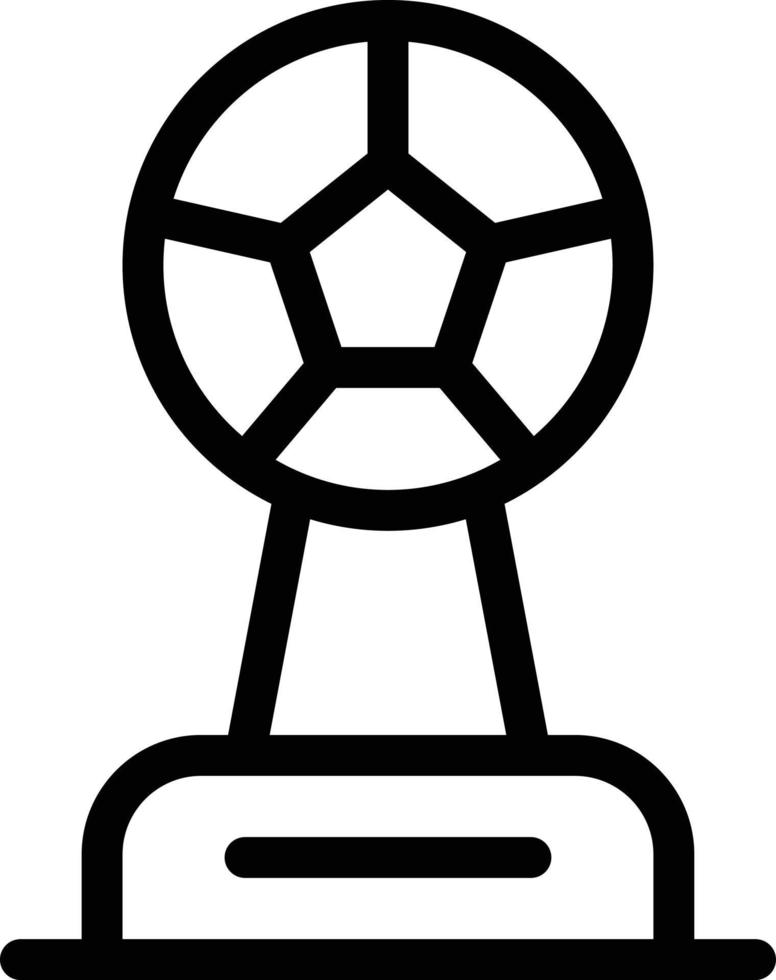 trophäenvektorillustration auf einem hintergrund. hochwertige symbole. vektorikonen für konzept und grafikdesign. vektor