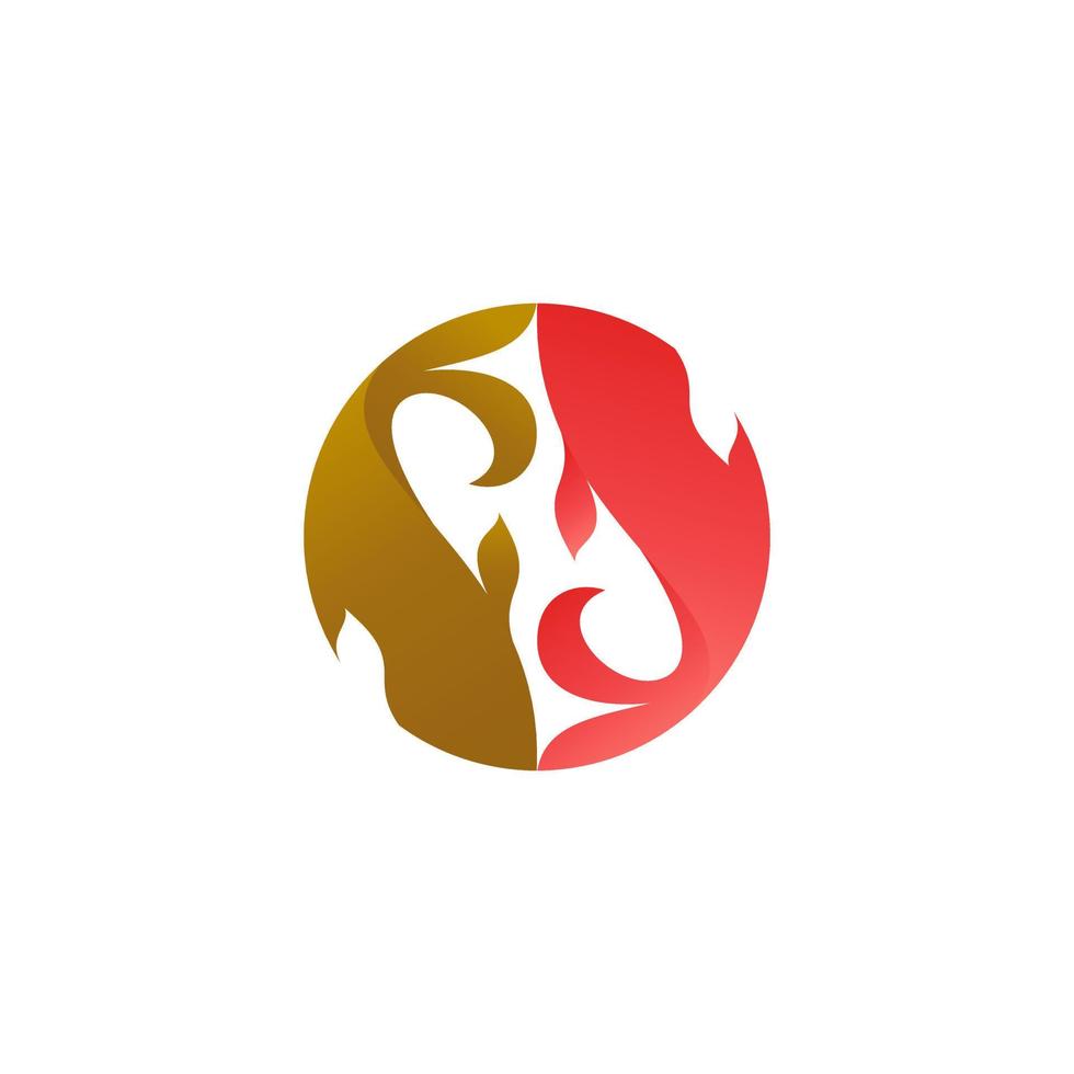Koi-Fisch elegantes, einzigartiges Logo-Design im minimalistischen Stil vektor