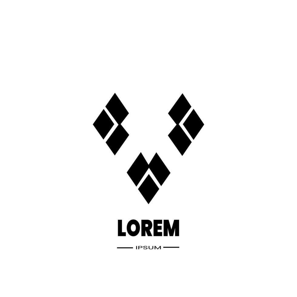 vektor logotyp design illustratör abstrakt triangel svart