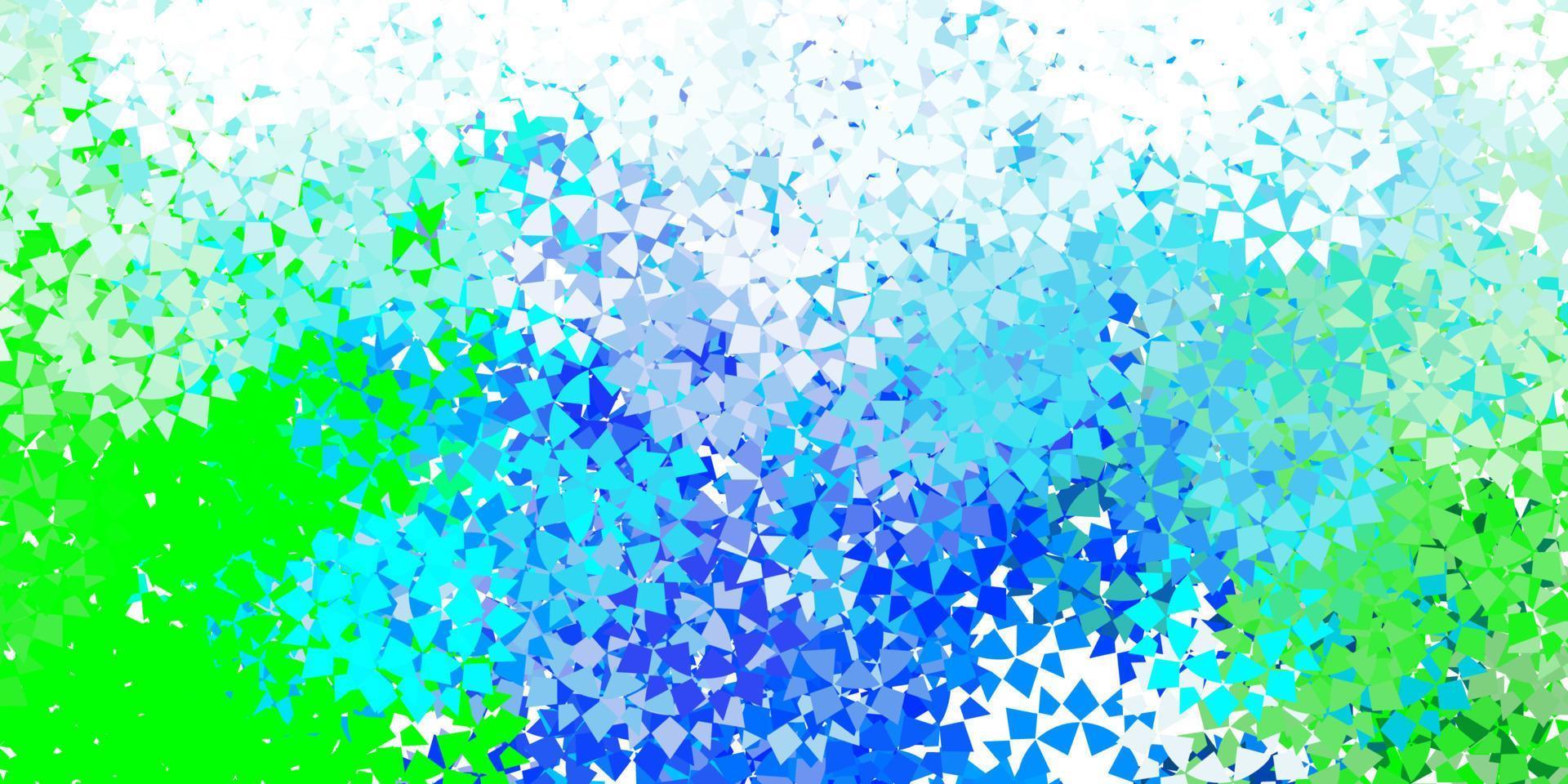 hellblauer Vektorhintergrund mit polygonalem Stil. vektor