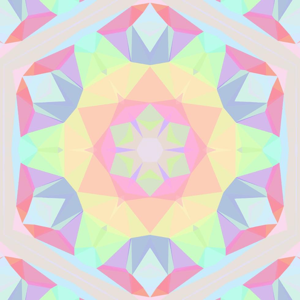 abstrakter Kaleidoskop-Hintergrund. schönes kaleidoskop nahtloses muster. mehrfarbige Mosaikstruktur. nahtlose Kaleidoskop-Textur. einzigartiges Kaleidoskop-Design vektor