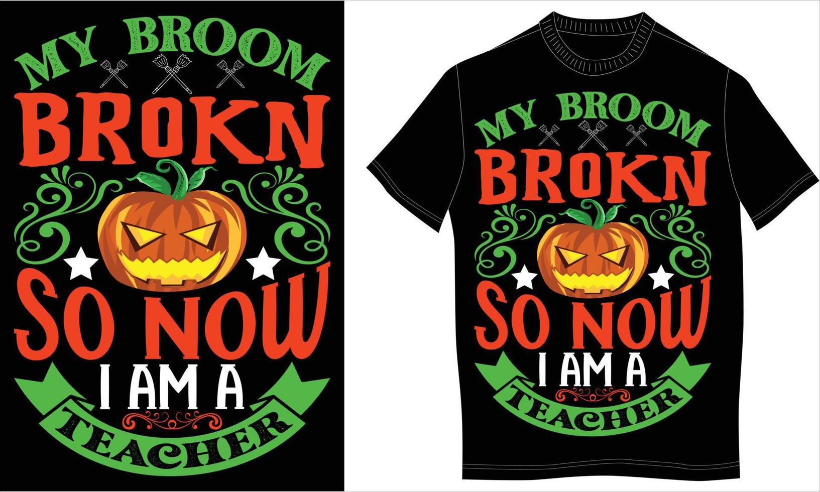 Halloween-T-Shirt-Design vektor